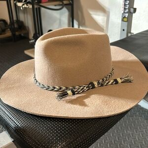 Brixton flat brimmed hat